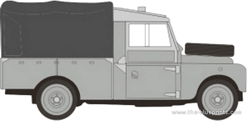 Land Rover S1 109 - Land Rover - drawings, dimensions, pictures of the car