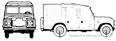 Land Rover S3 V8 109 - Land Rover - drawings, dimensions, pictures of the car