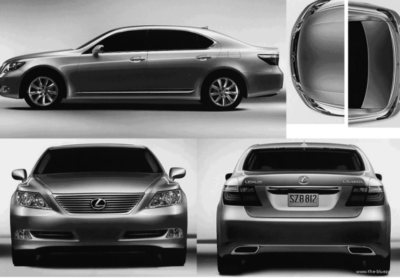 Lexus LS - Lexus - drawings, dimensions, figures of the car