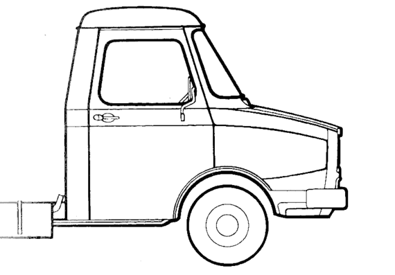Leyland Sherpa Chassis Cab (1976) - Lanchester - drawings, dimensions, pictures of the car