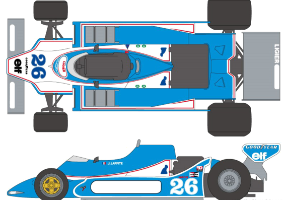 Ligier JS11 F1 GP (1979) - Different cars - drawings, dimensions, pictures of the car