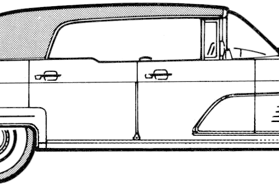 Lincoln Continental Mk.V Formal Sedan (1960) - Линкольн - чертежи, габариты, рисунки автомобиля
