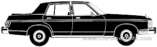 Lincoln Versailles - Lincoln - drawings, dimensions, pictures of the car