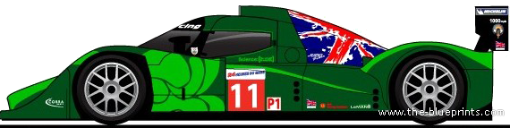Lola B09-60 Judd LM (2010) - Lola - drawings, dimensions, pictures of the car
