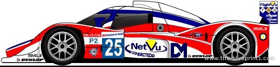 Lola B09-83 HPD LM (2010) - Lola - drawings, dimensions, pictures of the car
