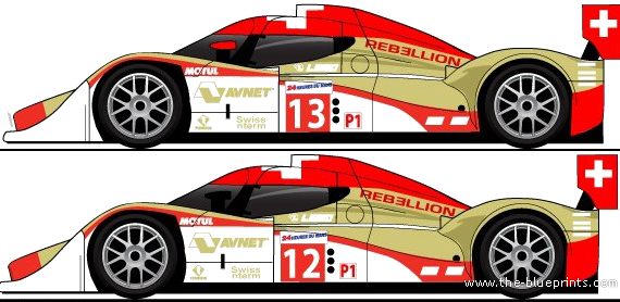 Lola B10-60 Rebellion LM (2010) - Lola - drawings, dimensions, pictures of the car
