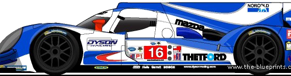 Lola B12-60 Mazda (2013) - Lola - drawings, dimensions, pictures of the car