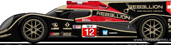 Lola B12-60 Toyota (2013) - Lola - drawings, dimensions, pictures of the car