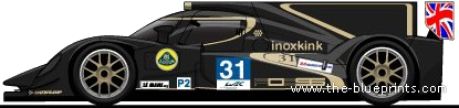 Lola B12-80 Lotus LM (2012) - Lola - drawings, dimensions, pictures of the car