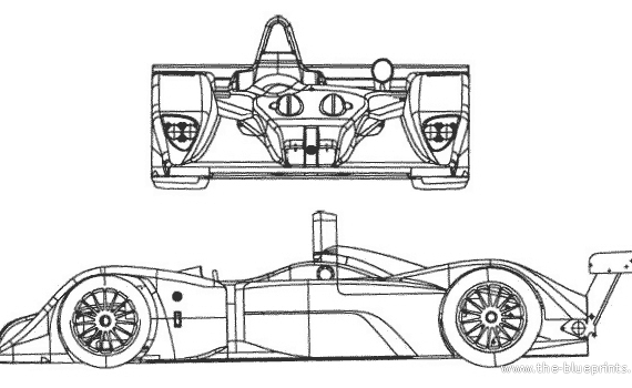 Lola EX 257 LM675 Class - Lola - drawings, dimensions, pictures