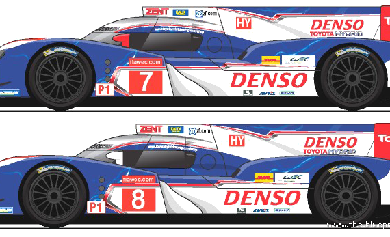 Lola Toyota TS030-Hybrid LM (2013) - Lola - drawings, dimensions, pictures of the car