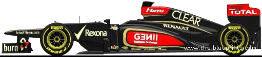 Lotus-Renault E21 F1 GP (2013) - Lotus - drawings, dimensions, pictures of the car