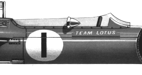 Lotus 33 F1 GP (1965) - Lotus - drawings, dimensions, pictures of the car