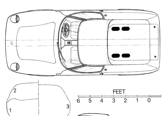 Lotus 47 Europa - Лотус - чертежи, габариты, рисунки автомобиля