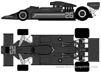 Lotus 78 F1 GP (1978) - Лотус - чертежи, габариты, рисунки автомобиля