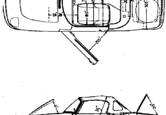 Lotus Elan 1600 (1964) - Лотус - чертежи, габариты, рисунки автомобиля