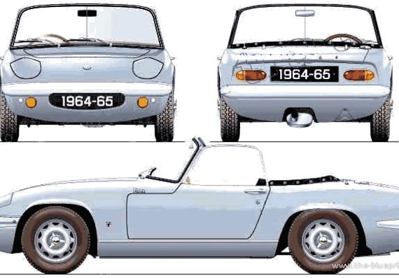 Lotus Elan S2 (1964) - Lotus - drawings, dimensions, pictures of the car