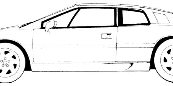 Lotus Esprit - Lotus - drawings, dimensions, pictures of the car