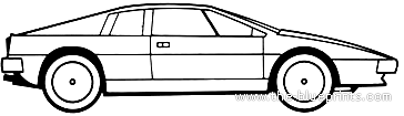 Lotus Esprit (1975) - Lotus - drawings, dimensions, pictures of the car
