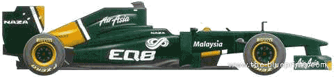 Lotus Renault T128 F1 GP (2011) - Lotus - drawings, dimensions, pictures of the car