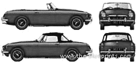 MGB - MW - drawings, dimensions, figures of the car