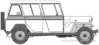 Mahindra MM-101 - Махиндра - чертежи, габариты, рисунки автомобиля