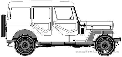 Mahindra MM-L5P - Махиндра - чертежи, габариты, рисунки автомобиля