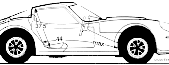 Marcos Mantula (1986) - Разные автомобили - чертежи, габариты, рисунки автомобиля