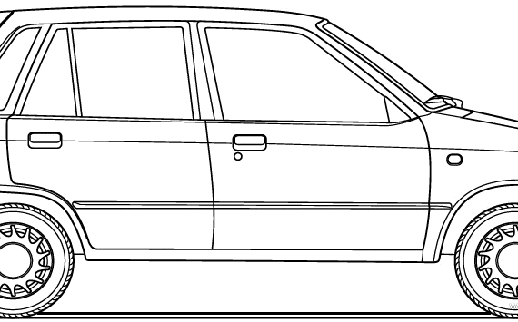 Maruti Suzuki Alto A-C 5-Door (2005) - Suzuki - drawings, dimensions, pictures of the car
