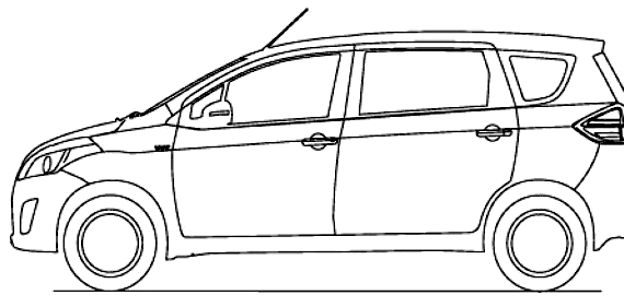 Maruti Suzuki Ertiga (2013) - Various cars - drawings, dimensions, pictures of the car