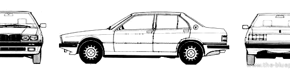 Maserati 425 Biturbo (1986) - Maseratti - drawings, dimensions, pictures of the car