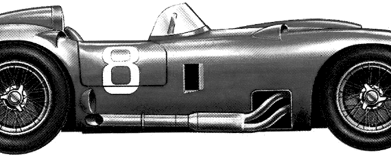 Maserati 450S Sebring (1957) - Maseratti - drawings, dimensions, pictures of the car