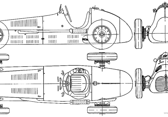 Maserati 4 CLT - Maseratti - drawings, dimensions, pictures of the car