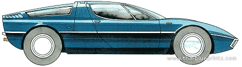 Maserati Bora (1975) - Maseratti - drawings, dimensions, pictures of the car