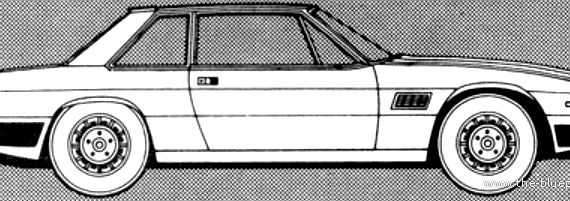 Maserati Kyalami 4.2 (1981) - Мазератти - чертежи, габариты, рисунки автомобиля