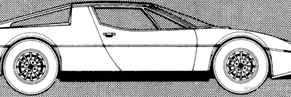 Maserati Merak (1980) - Maseratti - drawings, dimensions, pictures of the car