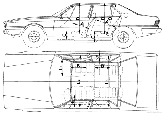 Maserati Quattroporte III (1989) - Maseratti - drawings, dimensions, pictures of the car