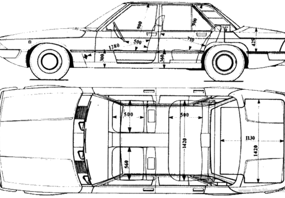 Maserati Quattroporte Old - Maseratti - drawings, dimensions, pictures of the car