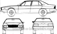 Maserati Quattroporte S2 (1980) - Maseratti - drawings, dimensions, pictures of the car