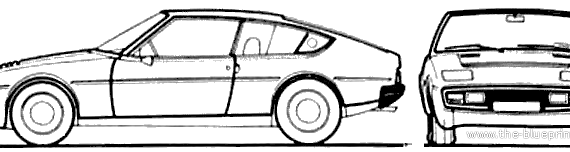 Matra Simca Bagheera (1975) - Матра - чертежи, габариты, рисунки автомобиля