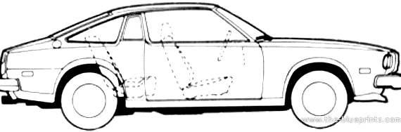 Mazda 121 Cosmo (1975) - Мазда - чертежи, габариты, рисунки автомобиля