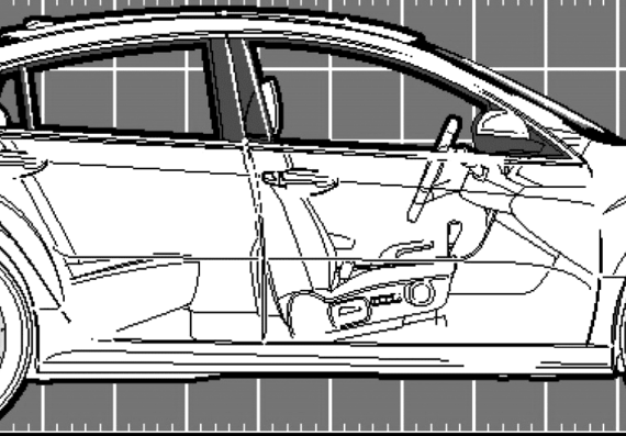 Mazda 6 Grand Touring (2009) - Мазда - чертежи, габариты, рисунки автомобиля
