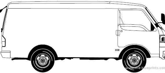 Mazda Bongo Brawny (2010) - Mazda - drawings, dimensions, pictures of the car