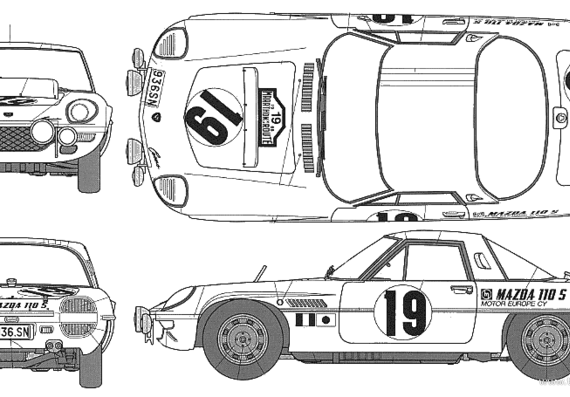 Mazda Cosmo L10 B - Mazda - drawings, dimensions, pictures of the car