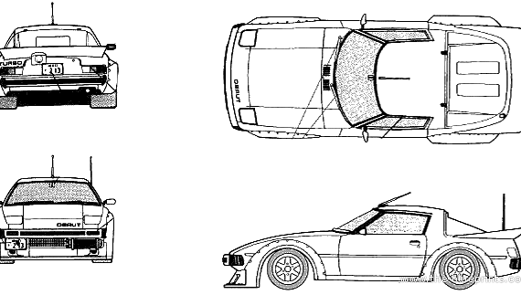 Mazda Savanna RX-7 SA22C - Mazda - drawings, dimensions, pictures of the car