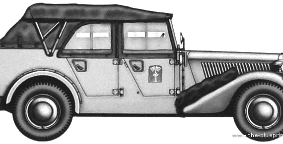 Mercedes-Benz 170 VK Pkw Pfz.2 (1941) - Мерседес Бенц - чертежи, габариты, рисунки автомобиля
