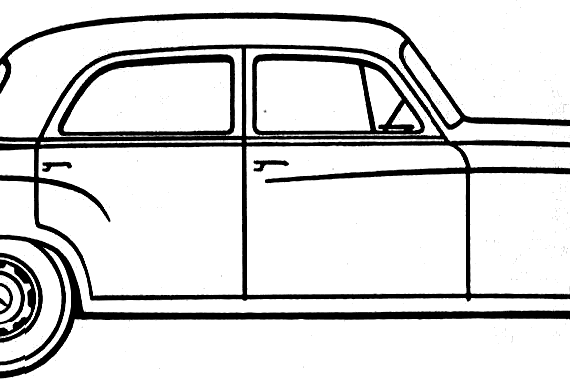 Mercedes-Benz 219 - Mercedes Benz - drawings, dimensions, pictures of the car