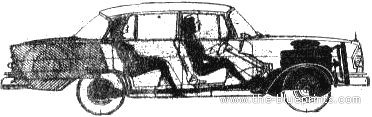 Mercedes-Benz 220S (1961) - Mercedes Benz - drawings, dimensions, pictures of the car
