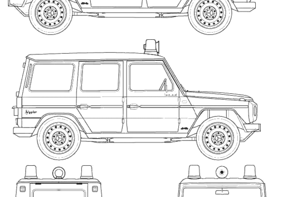 Mercedes-Benz 230GE (1981) - Mercedes Benz - drawings, dimensions, pictures of the car