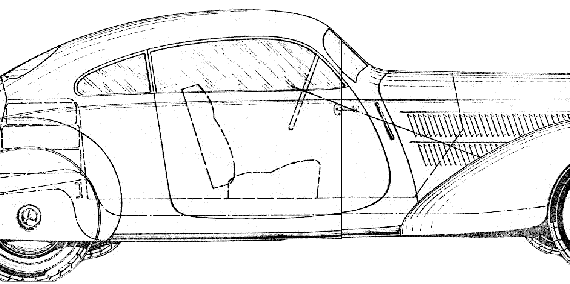Mercedes-Benz 320 W142 (1938) - Mercedes Benz - drawings, dimensions, pictures of the car